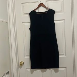 Noir black sleeveless dress size XL mid length back zipper